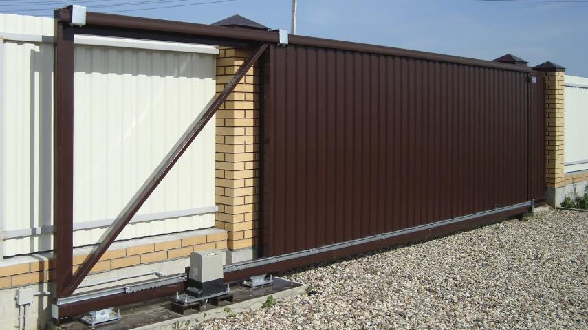 ворота из профлиста в Минеральных водах